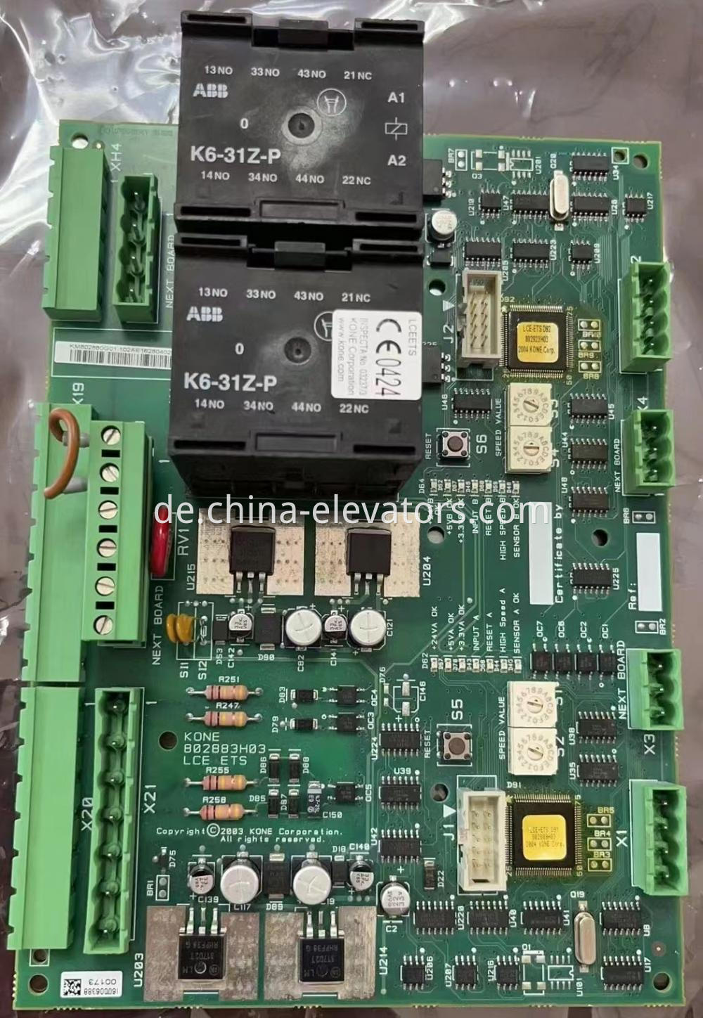 KM802880G01 LCEETS PCB ASSEMBLY for KONE Elevators